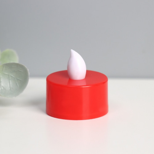 Светодиодные свечи, ночники LED RISALUX «Для жутких ритуалов» набор 4 шт., красные, RGB, 3.5×3.5×4 см RISALUX