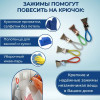 Прищепки универсальные с петелькой Доляна, 5 шт., 5×1×1.3 см Доляна