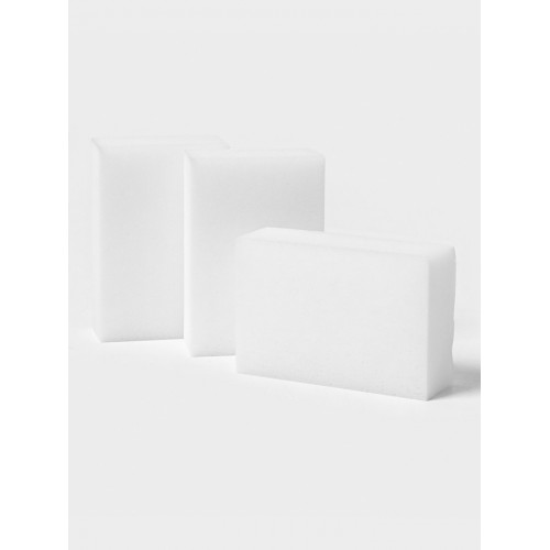 Губки меламиновые для удаления пятен Доляна, 3 шт., 9×6×3 см Доляна