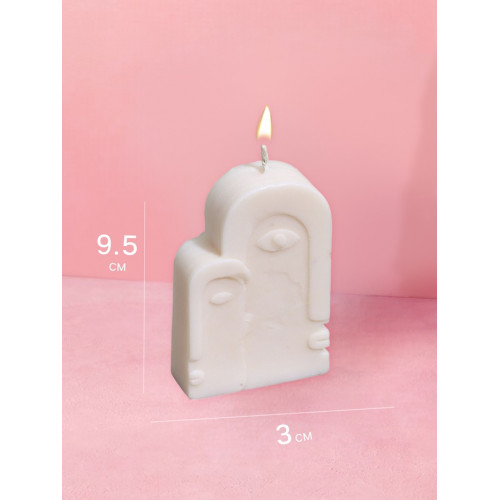 Свеча фигурная формовая «Пикассо», 6.5×3×9.5 см, парафин (производитель не указан)