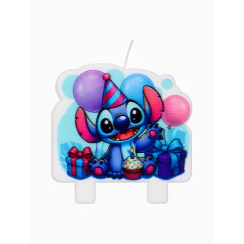 Свеча в торт 8×8 см, Стич Disney