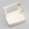 Упаковка для продуктов с окном, белая, 23×14×6 см, 1.9 л UPAK LAND