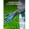 Перчатки рабочие, хб, вязка 10 класс, 5 нитей, размер 9, с ПВХ точками, серые, Greengo Greengo