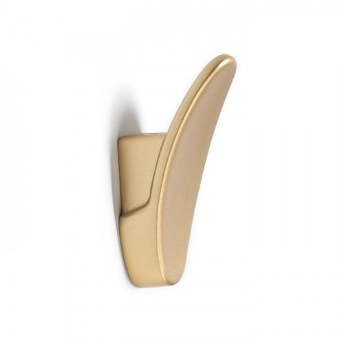 Крючок мебельный CAPPIO PLATE, однорожковый, цвет матовое золото CAPPIO