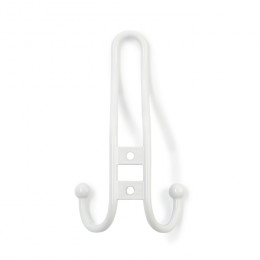 Крючок мебельный ТУНДРА TKT002 LIGHT, трехрожковый, белый