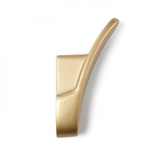 Крючок мебельный CAPPIO PLATE, однорожковый, цвет матовое золото CAPPIO