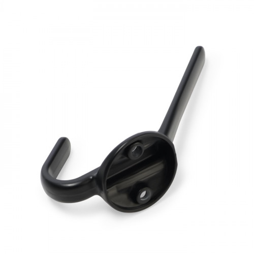 Крючок мебельный CAPPIO TKD030, двухрожковый, цвет черный CAPPIO