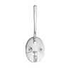 Крючок мебельный ТУНДРА TKd=002 LIGHT, двухрожковый, хром, 4 шт. TMP ТУНДРА