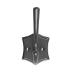 Крючок мебельный CAPPIO DESTINY, двухрожковый, цвет черный CAPPIO