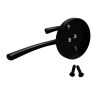 Крючок мебельный CAPPIO SIMPLE, двухрожковый, цвет черный CAPPIO