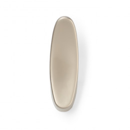 Крючок мебельный CAPPIO PLATE, однорожковый, цвет матовый никель