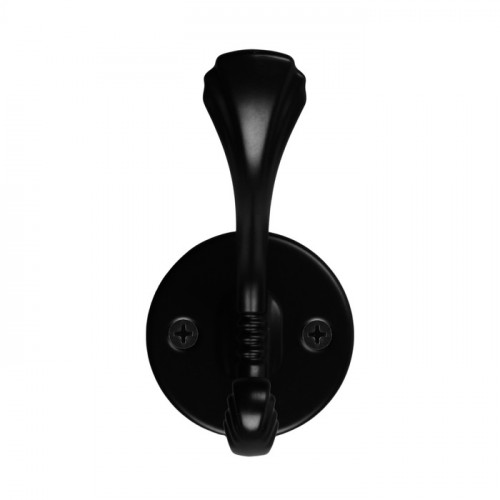 Крючок мебельный CAPPIO GRACE, двухрожковый, цвет черный CAPPIO