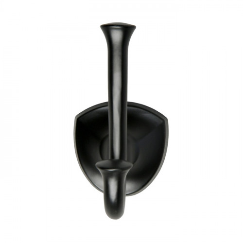 Крючок мебельный CAPPIO VALUE, двухрожковый, цвет черный CAPPIO