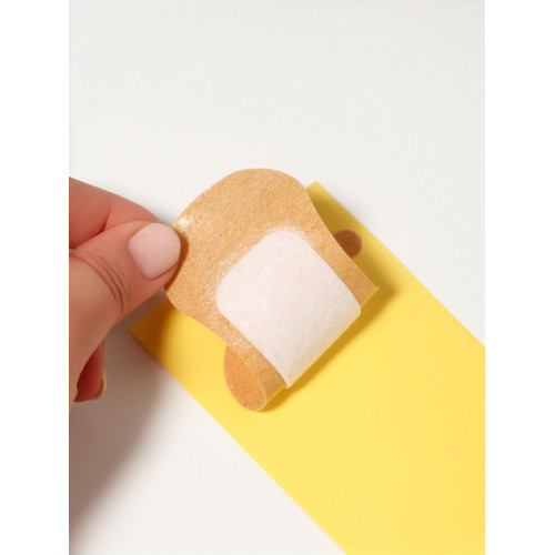Защитные вкладыши от пота, для подмышек, одноразовые, 9.5×5.3 см, бежевые (производитель не указан)