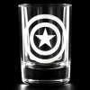 Стопка - шот, стекло, «Капитан Америка», 50 мл, Мстители MARVEL