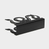 Салфетница Magistro «Змея», 14×4×8.5 см, чёрная Magistro