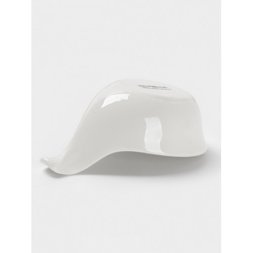 Соусник Доляна White Label, 60 мл, 12×8×6 см, фарфор, белый Доляна