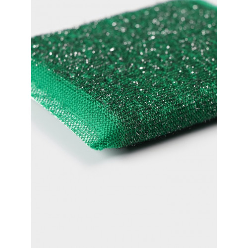 Губка для посуды Доляна, со стальной стружкой, 12×9×1.5 см, МИКС Доляна