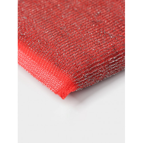 Губка для посуды Доляна, со стальной стружкой, 12×9×1.5 см, МИКС Доляна