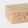 Набор губок для мытья посуды Raccoon «Ренессанс», 2 шт., 9×6.5×3.5 см, крупнопористый поролон, бежевый Raccoon