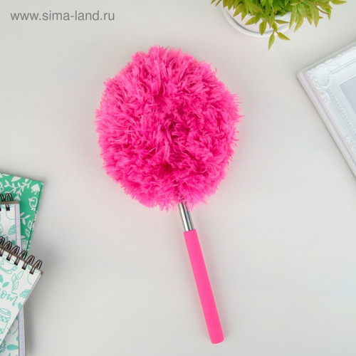 Щётка для пыли Доляна, телескопическая ручка, 25-60 см, МИКС Доляна