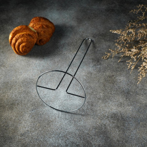 Держатель для бумажных полотенец настольный Доляна, 13,5×13,5×28 см, хромированный Доляна