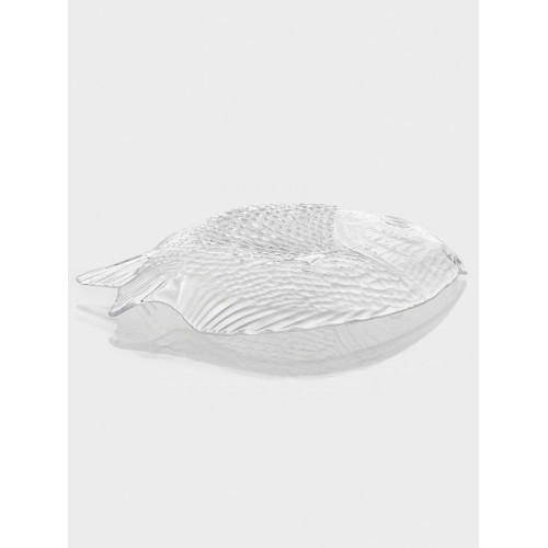 Блюдо Paşabahçe Marine, 19.6×16 см, стекло, прозрачное Paşabahçe