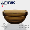 Салатник Luminarc «Удобное хранение», 350 мл, d=12 см, стекло, коричневый Luminarc