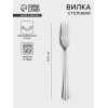 Вилка столовая «Новинка», длина 19.8 см, толщина 1.2 мм, упрощённой обработки, нержавеющая сталь, серебристая Добросталь (Нытва)