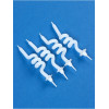 Свечи для торта «Неоновые спирали», 4 шт, светящиеся голубые, 8 см Страна Карнавалия
