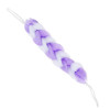 ЮL Мочалка косичка банная, полиэтилен, 70гр, 5-6 цветов ЮL