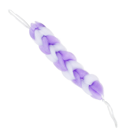 ЮL Мочалка косичка банная, полиэтилен, 70гр, 5-6 цветов ЮL