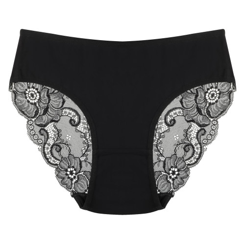 Трусы женские с кружевом, р.48-50, 95% хлопок, 5% спандекс, Cotton #9922 (производитель не указан)