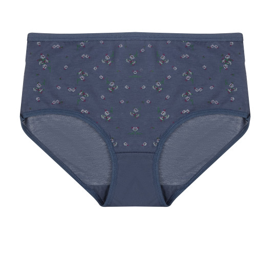 Трусы женские макси с принтом, р.50-52, 95% хлопок, 5% спандекс, Cotton #6001 (производитель не указан)