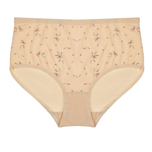 Трусы женские макси с принтом, р.50-52, 95% хлопок, 5% спандекс, Cotton #6001 (производитель не указан)