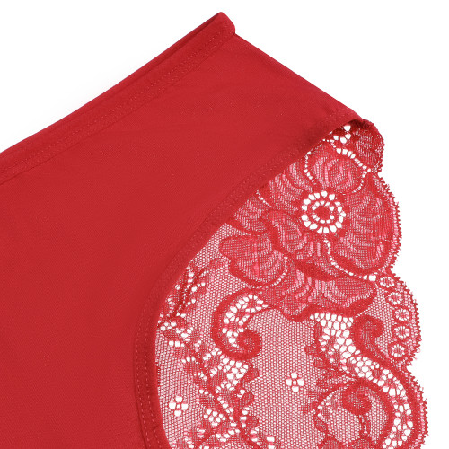 Трусы женские с кружевом, р.50-52, 95% хлопок, 5% спандекс, Cotton #9922 (производитель не указан)