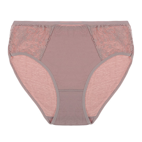Трусы женские с кружевом, р.48-50, 95% хлопок, 5% спандекс, Cotton #9922 (производитель не указан)