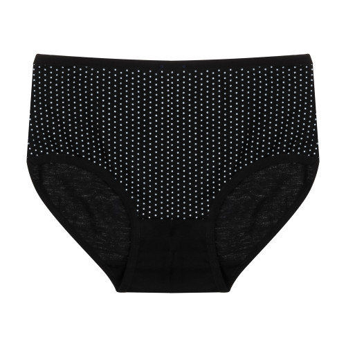Трусы женские макси с принтом, р.48-50, 95% хлопок, 5% спандекс, Cotton #6001 (производитель не указан)