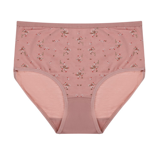 Трусы женские макси с принтом, р.50-52, 95% хлопок, 5% спандекс, Cotton #6001 (производитель не указан)