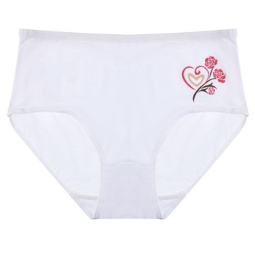 Трусы женские макси с принтом, р.50-52, 95% хлопок, 5% спандекс, Cotton #6001 (производитель не указан)