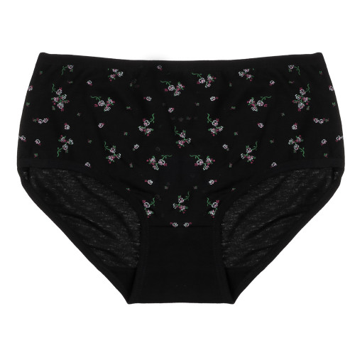 Трусы женские макси с принтом, р.50-52, 95% хлопок, 5% спандекс, Cotton #6001 (производитель не указан)