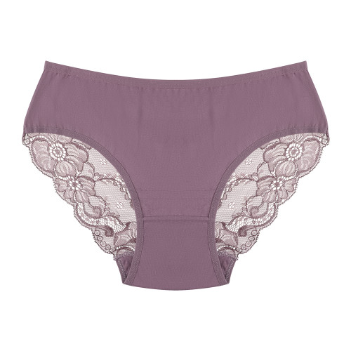 Трусы женские с кружевом, р.50-52, 95% хлопок, 5% спандекс, Cotton #9922 (производитель не указан)
