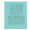 Тетрадь в линейку 12 л., БЕЛЫЕ ЛИСТЫ, зеленая обл., скрепка (производитель не указан)