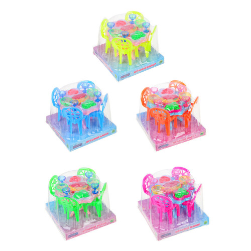 ИГРОЛЕНД Набор мебели и посуды для кукол, ABS, 12х12х9см ИГРОЛЕНД