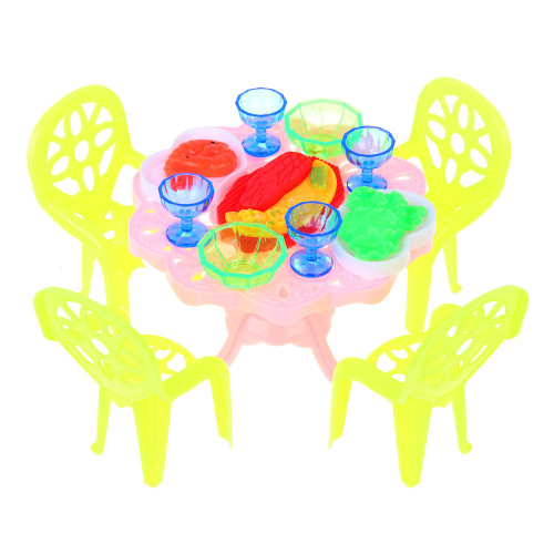ИГРОЛЕНД Набор мебели и посуды для кукол, ABS, 12х12х9см ИГРОЛЕНД