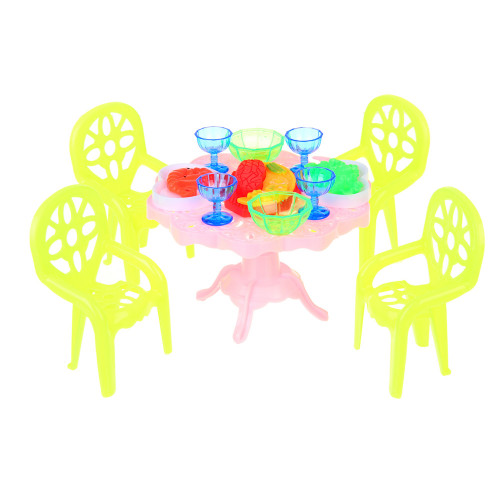 ИГРОЛЕНД Набор мебели и посуды для кукол, ABS, 12х12х9см ИГРОЛЕНД