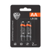 BY Батарейки AA (LR06) 2шт в блистере, щелочные 1.5V, высокой ёмкости BY