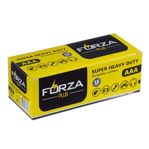 FORZA Батарейки 4шт "Super heavy duty", тип AAA, солевая, плёнка FORZA