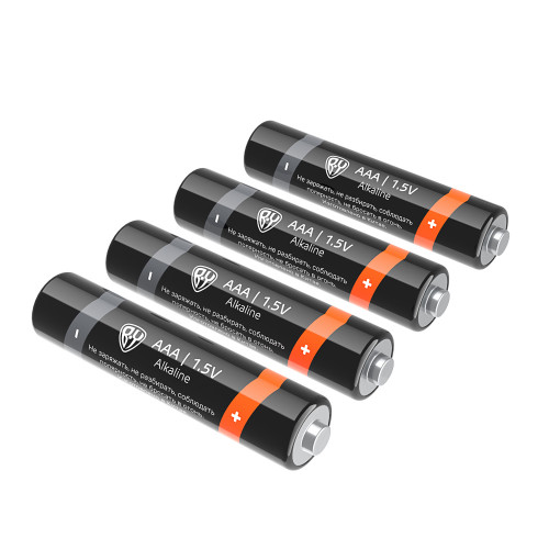 BY Батарейки AAA (LR03) 2шт в блистере, щелочные 1.5V, высокой ёмкости BY