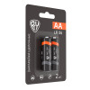 BY Батарейки AA (LR06) 2шт в блистере, щелочные 1.5V, высокой ёмкости BY